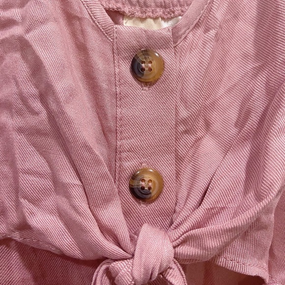 Nordstrom Long Pink Knot Maxi Dress - Picture 3 of 6